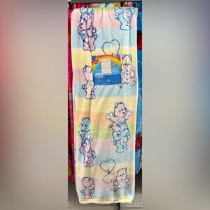 care bears twin size plush blanket throw